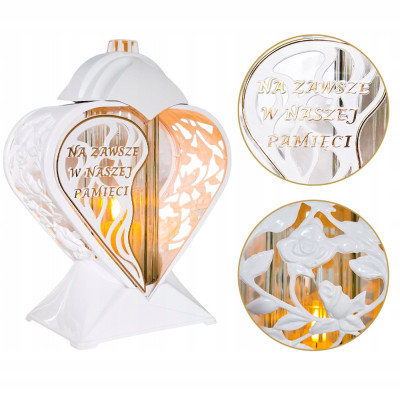 Znicz na Wszystkich Świętych na Grób Cmentarz Duży Lampion