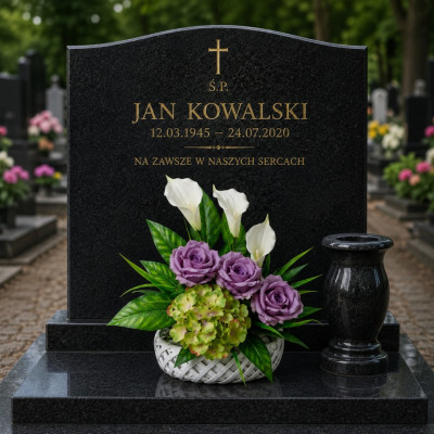 Stroik Na Grób Cmentarz Wieniec Kompozycja Kwiatowa Wiązanka Klaudia