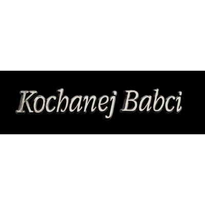Znicz Książka Kochanej Babci Srebrny na Wszystkich Świętych 27 cm