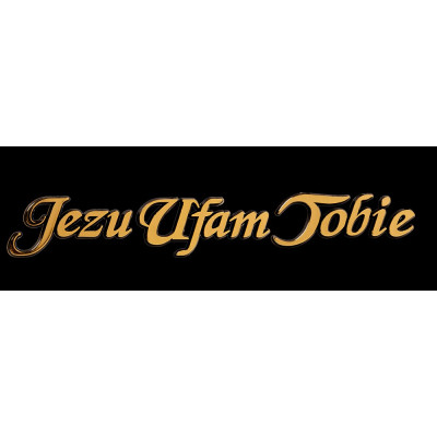 Znicz Książka Jezu Ufam Tobie Złoty na Wszystkich Świętych 27 cm