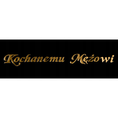 Znicz Książka Kochanemu Mężowi Złoty na Wszystkich Świętych 27 cm