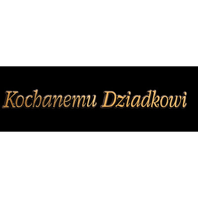 Znicz Książka Kochanemu Dziadkowi Złoty na Wszystkich Świętych 27 cm