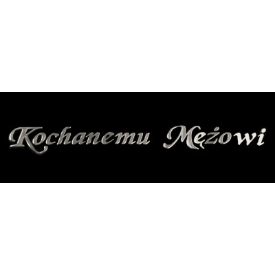 Znicz Książka Kochanemu Mężowi Srebrny na Wszystkich Świętych 27 cm