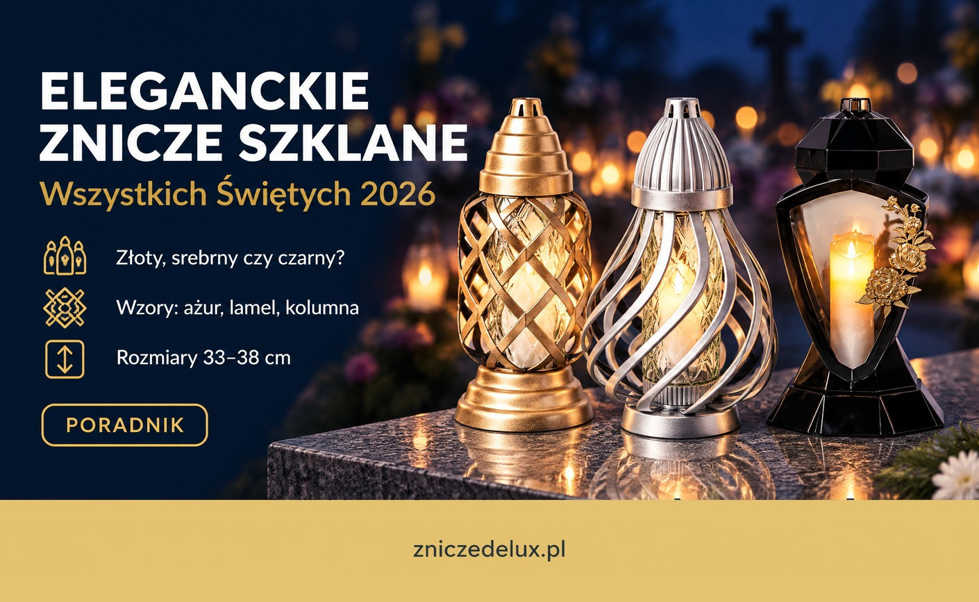 Eleganckie znicze szklane i ekskluzywne na cmentarz: jaki kolor wybrać?